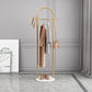 Glam Hall Stand Metal Hooks Included Free Standing Entryway Kit