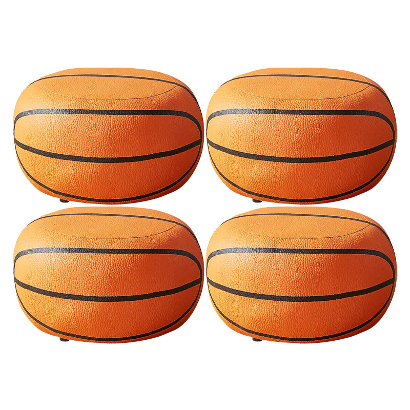 Specialiteit Ottomaanse faux leerwaterbestendige pouf geometrisch patroon poef