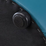 Modern Tufted Ottoman Water Resistant Genuine Leather Round Foot Stool Ottoman Clearhalo 'furn' 'furn_ottomans_poufs' 'Furniture' 'Living Room Furniture' 'Ottomans & Poufs' 'ottomans_poufs' 5851097