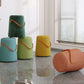 Contemporary Footstool Ottoman Fabric Upholstered Portable Round Ottoman Clearhalo 'furn' 'furn_ottomans_poufs' 'Furniture' 'Living Room Furniture' 'Ottomans & Poufs' 'ottomans_poufs' 5851140