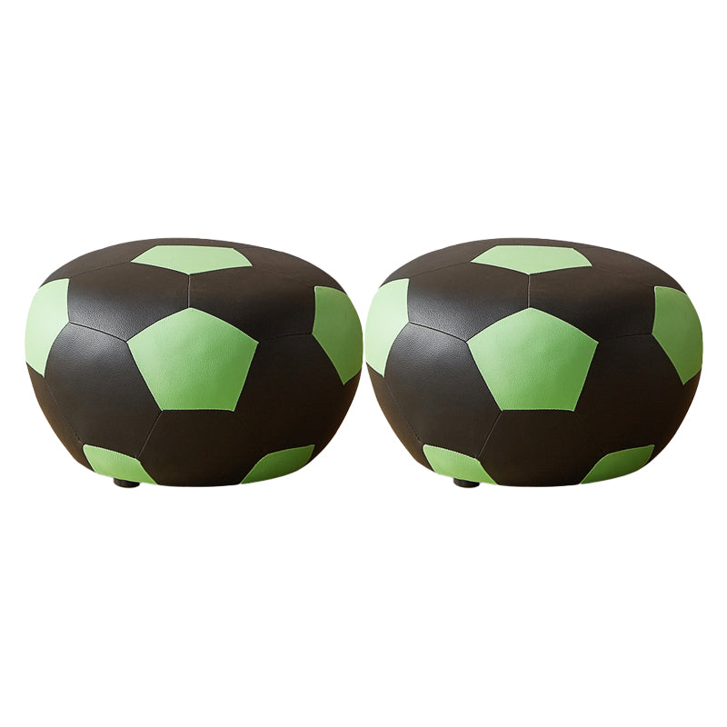 Pouf otomano resistente a las manchas Especialidad de cuero con faux contemporánea