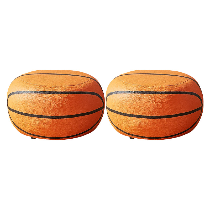 Pouf otomano resistente a las manchas Especialidad de cuero con faux contemporánea