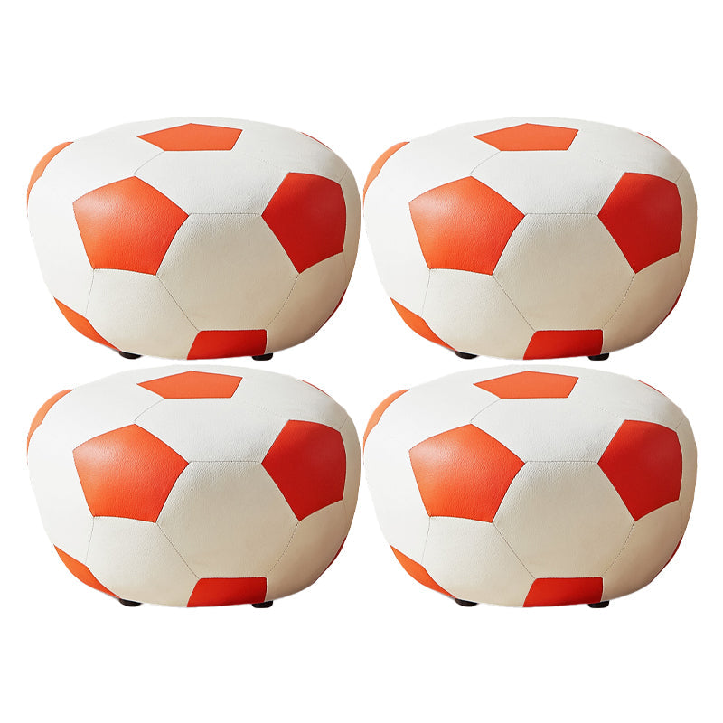 Pouf otomano resistente a las manchas Especialidad de cuero con faux contemporánea