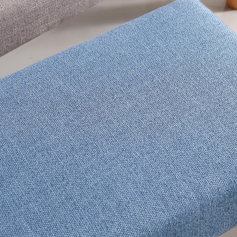 Contemporary Scratch Resistant Ottoman Rectangle Green Pine Wood Cube