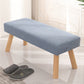 Contemporary Scratch Resistant Ottoman Rectangle Green Pine Wood Cube