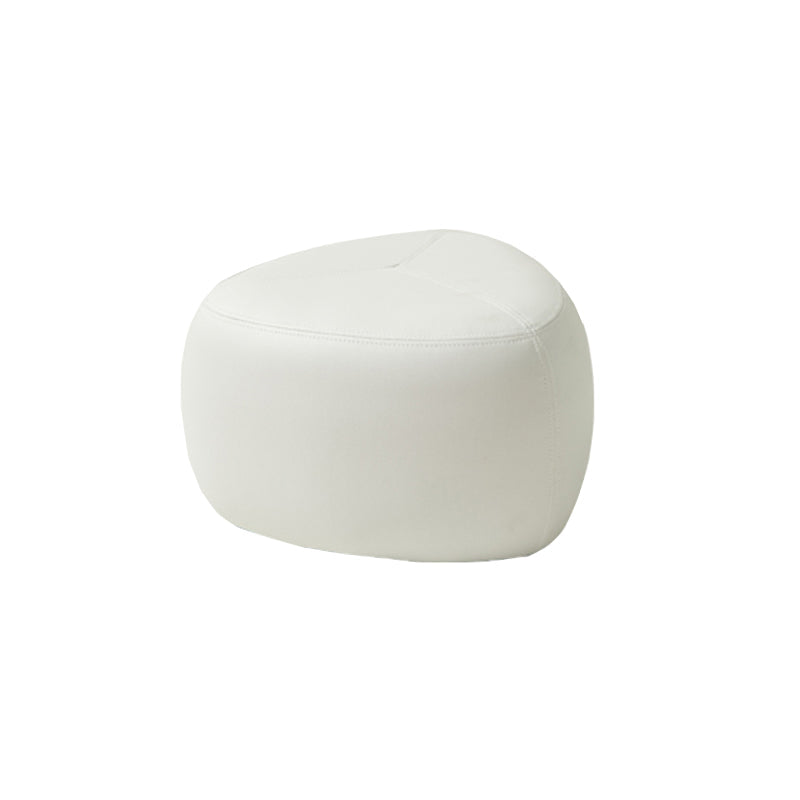 Forma de novedad moderna taburete otomano de cuero otomano para la sala de estar