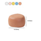 Modern Novelty Shape Ottoman Plain Leather Ottoman Stoolfor Living Room
