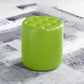 Modern Water Resistant Pouf Circular White Faux Leather Ottoman Green 1 Piece Clearhalo 'furn' 'furn_ottomans_poufs' 'Furniture' 'Living Room Furniture' 'Ottomans & Poufs' 'ottomans_poufs' 5851329