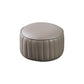Modern Round Ottoman Pouf Genuine Leather Solid Water Resistant Ottoman for Children Brown 1 Piece Clearhalo 'furn' 'furn_ottomans_poufs' 'Furniture' 'Living Room Furniture' 'Ottomans & Poufs' 'ottomans_poufs' 5851414