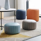 Modern Round Ottoman Pouf Genuine Leather Solid Water Resistant Ottoman for Children Clearhalo 'furn' 'furn_ottomans_poufs' 'Furniture' 'Living Room Furniture' 'Ottomans & Poufs' 'ottomans_poufs' 5851426