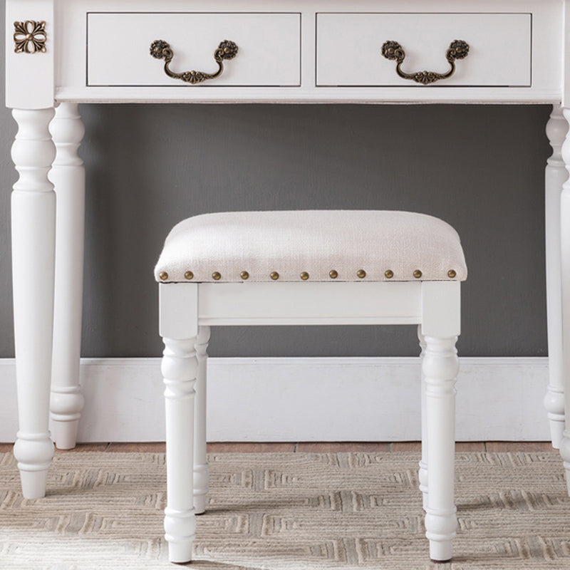 French Country Ottoman Rectangle Standard with Nailhead Trim Faux Leather Solid Ottoman Clearhalo 'furn' 'furn_ottomans_poufs' 'Furniture' 'Living Room Furniture' 'Ottomans & Poufs' 'ottomans_poufs' 5851752