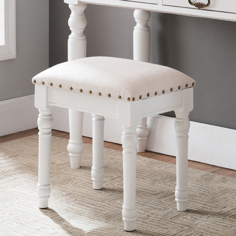 French Country Ottoman Rectangle Standard with Nailhead Trim Faux Leather Solid Ottoman Clearhalo 'furn' 'furn_ottomans_poufs' 'Furniture' 'Living Room Furniture' 'Ottomans & Poufs' 'ottomans_poufs' 5851754