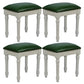 French Country Ottoman Rectangle Standard with Nailhead Trim Faux Leather Solid Ottoman Green 4 Piece Set Beige Clearhalo 'furn' 'furn_ottomans_poufs' 'Furniture' 'Living Room Furniture' 'Ottomans & Poufs' 'ottomans_poufs' 5851762