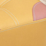 Naranja moderna estándar de color cuadrado estándar de cuero para salón