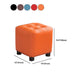 Trendy Leather Ottoman Plain Square Leather Foot Indoor Stool Ottoman Clearhalo 'furn' 'furn_ottomans_poufs' 'Furniture' 'Living Room Furniture' 'Ottomans & Poufs' 'ottomans_poufs' 5851901