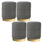 Modern Scratch Resistant Standard Round Velvet Indoor Standard