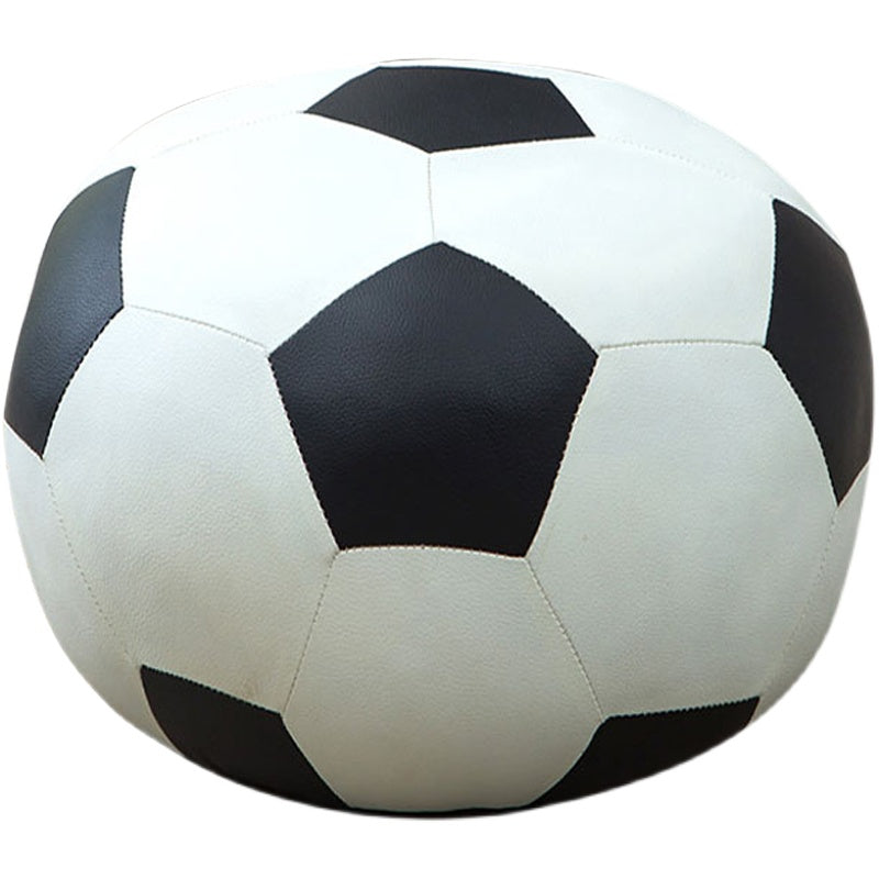 Geometric Print Ottoman Pouf Scratch Resistant Specialty Faux Leather Ottoman Clearhalo 'furn' 'furn_ottomans_poufs' 'Furniture' 'Living Room Furniture' 'Ottomans & Poufs' 'ottomans_poufs' 5852075