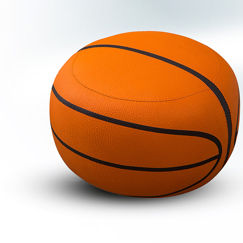 Geometric Print Ottoman Pouf Scratch Resistant Specialty Faux Leather Ottoman Clearhalo 'furn' 'furn_ottomans_poufs' 'Furniture' 'Living Room Furniture' 'Ottomans & Poufs' 'ottomans_poufs' 5852089