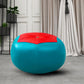 Geometric Print Ottoman Pouf Scratch Resistant Specialty Faux Leather Ottoman Blue-Green 1 Piece Clearhalo 'furn' 'furn_ottomans_poufs' 'Furniture' 'Living Room Furniture' 'Ottomans & Poufs' 'ottomans_poufs' 5852091