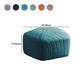 Contemporary Footstool Ottoman Suede Upholstered Solid Color Pentagon Ottoman Clearhalo 'furn' 'furn_ottomans_poufs' 'Furniture' 'Living Room Furniture' 'Ottomans & Poufs' 'ottomans_poufs' 5852222