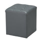 Genuine Leathe Ottoman Square Modern Water Resistant Tufted Cube Ottoman Clearhalo 'furn' 'furn_ottomans_poufs' 'Furniture' 'Living Room Furniture' 'Ottomans & Poufs' 'ottomans_poufs' 5852232