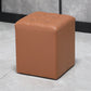 Genuine Leathe Ottoman Square Modern Water Resistant Tufted Cube Ottoman Khaki 1 Piece Clearhalo 'furn' 'furn_ottomans_poufs' 'Furniture' 'Living Room Furniture' 'Ottomans & Poufs' 'ottomans_poufs' 5852244