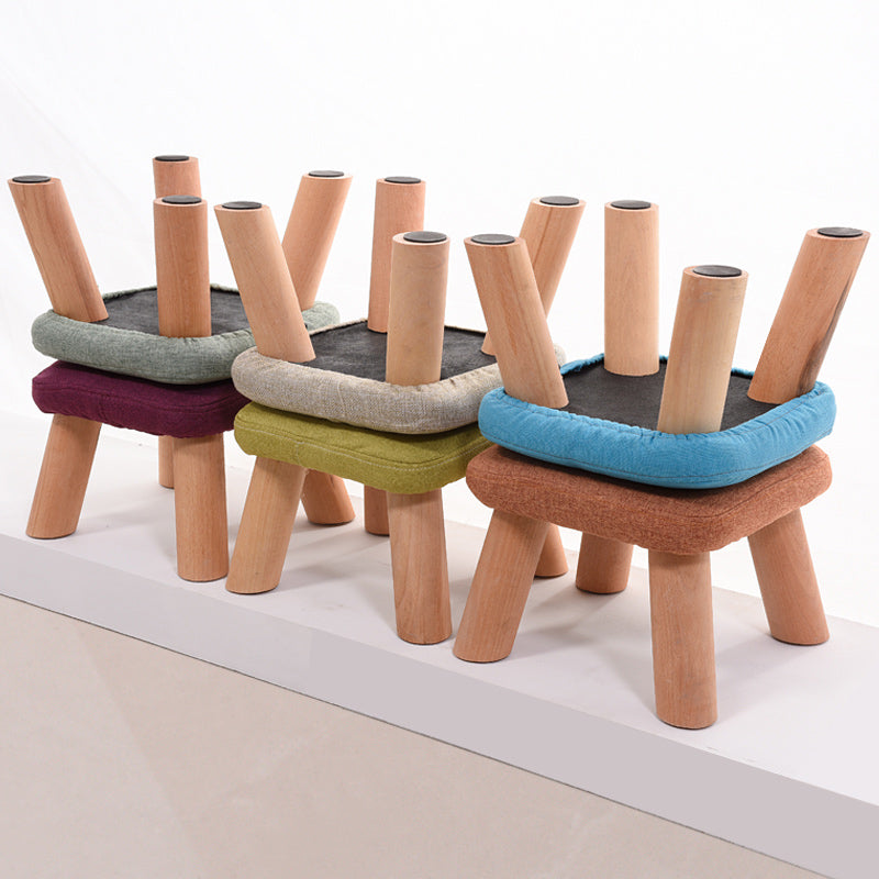 Grey Scratch Resistant Standard Flower Pattern Cotton Standard Clearhalo 'furn' 'furn_ottomans_poufs' 'Furniture' 'Living Room Furniture' 'Ottomans & Poufs' 'ottomans_poufs' 5852256