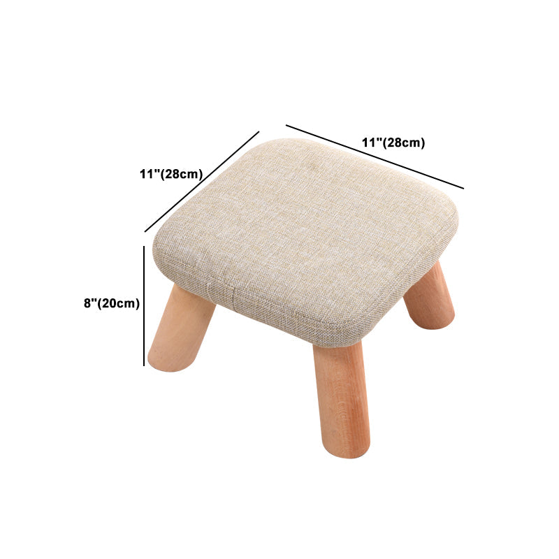 Grey Scratch Resistant Standard Flower Pattern Cotton Standard Clearhalo 'furn' 'furn_ottomans_poufs' 'Furniture' 'Living Room Furniture' 'Ottomans & Poufs' 'ottomans_poufs' 5852271