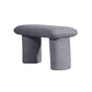 Modern Velvet Boucle Pouf Plain Rectangle Water Resistant Sherpa Pouf 31"L x 13"W x 17"H Gray 1 Piece Clearhalo 'furn' 'furn_ottomans_poufs' 'Furniture' 'Living Room Furniture' 'Ottomans & Poufs' 'ottomans_poufs' 5852599