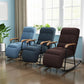 Modern Style Rocking Chair Metal Frame Spindle Rocker Chair with Cushion Clearhalo 'Chairs & Seating' 'furn' 'furn_rocking_chairs' 'Furniture' 'Living Room Furniture' 'Rocking Chairs' 'rocking_chairs' 5853602