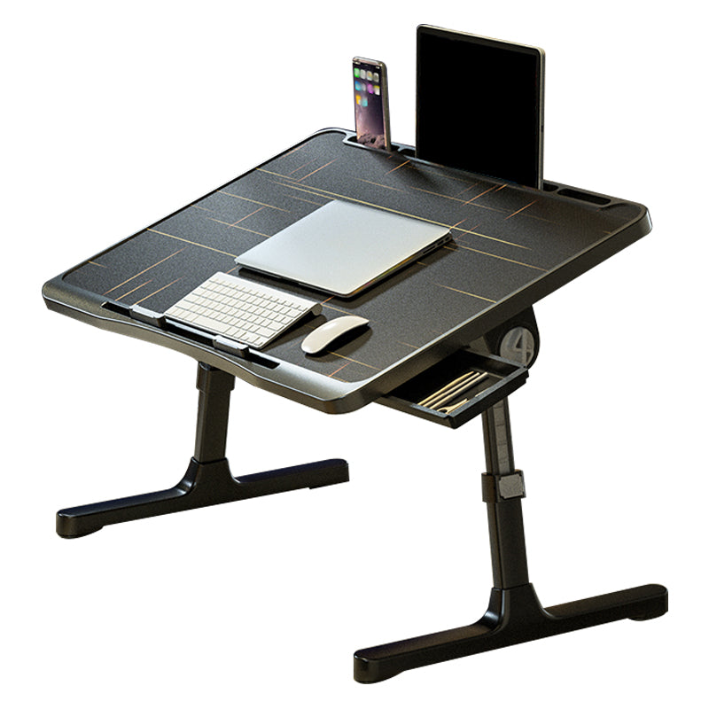 Distanza di scrittura moderna e contemporanea da 15 pollici Destina di scrittura regolabile camera da letto Black scrivania