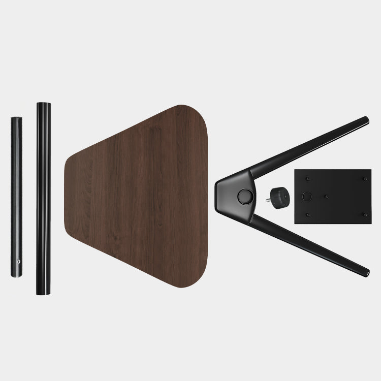 Conviador de escritorio de pedestal contemporáneo Desk de oficina de madera