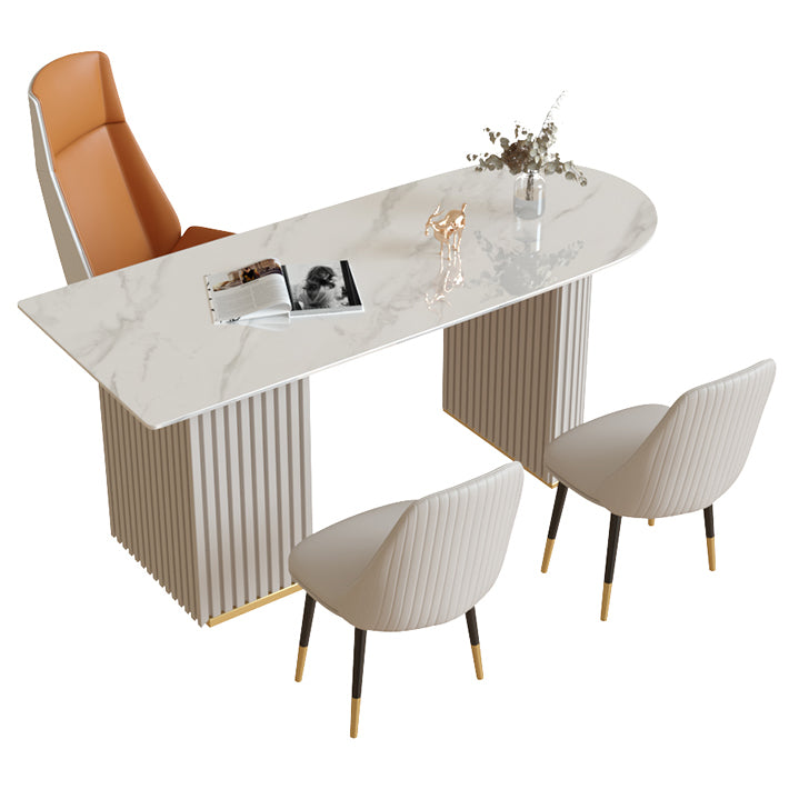 Banco di studio a forma di penisola di scrittura camera da letto con cassetto