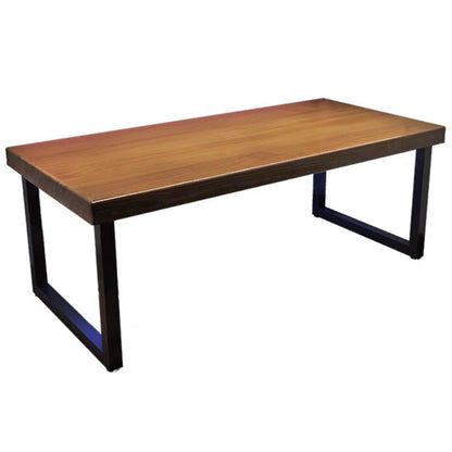 Tavolo da scrittura industriale in legno massiccio rettangolare home office scrivania