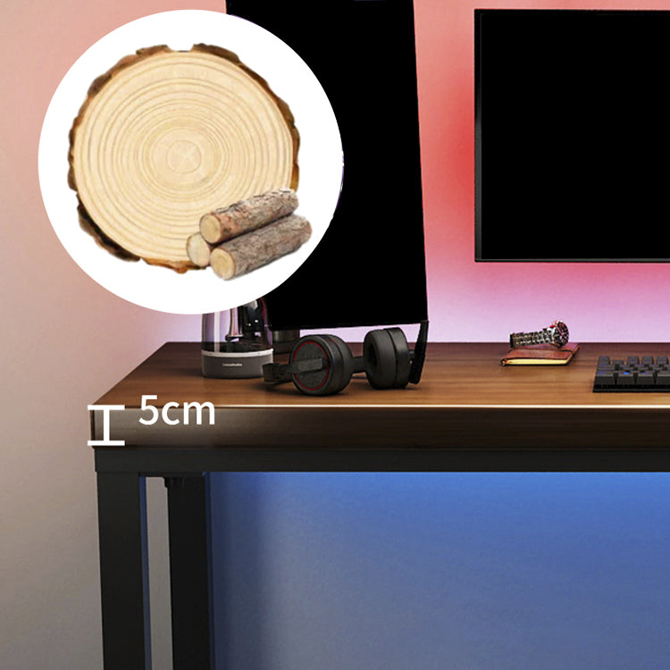 Tavolo da scrittura industriale in legno massiccio rettangolare home office scrivania