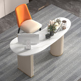 Home Office Study Table Free Form Simplicity Fixed Writing Desk Clearhalo 'furn' 'furn_office_desk' 'Furniture' 'Office Desks' 'Office Furniture' 'office_desk' 5856130