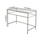 Contemporary Style Rectangular Writing Desk Glass Desk for Office