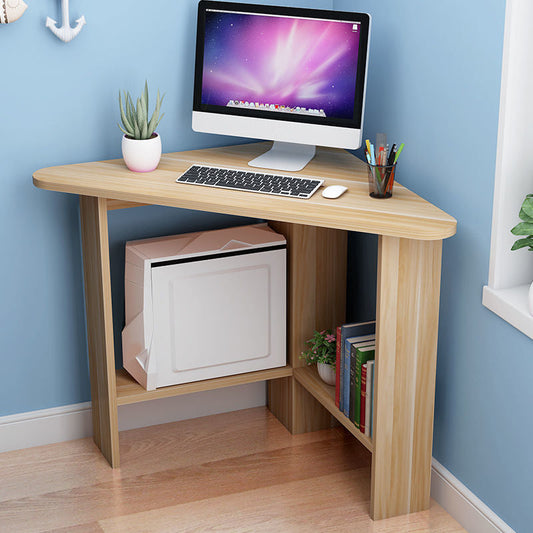 29-inch moderne en eigentijdse schrijfbureau slaapkamer voetstuk houten hoek bureau