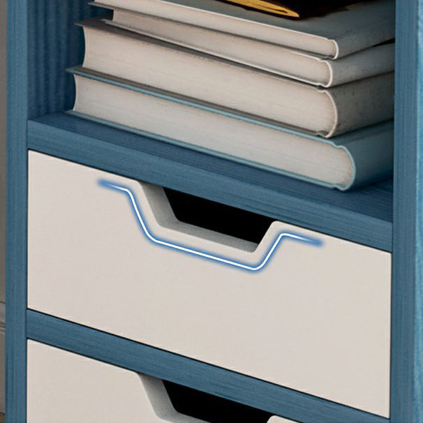 28.15-Inch Modern & Contemporary L-Shape Wooden Desk Bedroom with Bookshelf Writing Desk Clearhalo 'furn' 'furn_office_desk' 'Furniture' 'Office Desks' 'Office Furniture' 'office_desk' 5856211