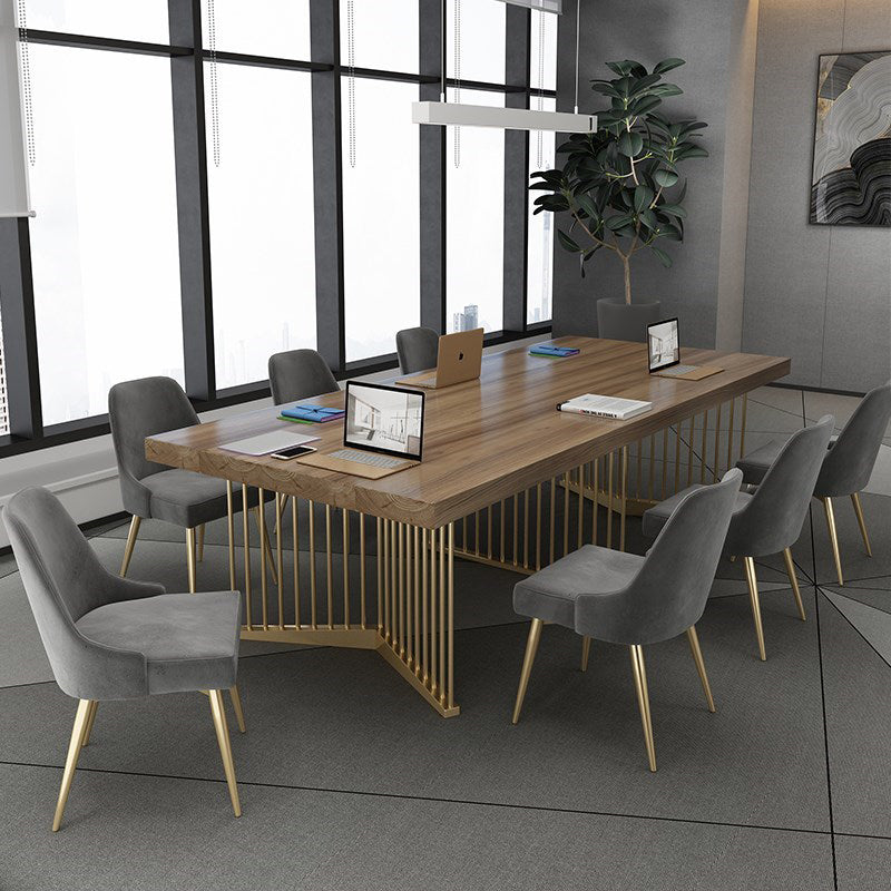 Tavolo rettangolare di riunioni per la casa di lusso in stile banco di lavoro
