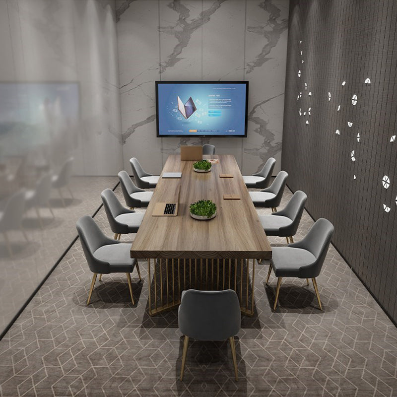 Tavolo rettangolare di riunioni per la casa di lusso in stile banco di lavoro