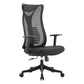 Contemporary Mesh Office Desk Chair High Back Black Office Chair with Arms Without Headrest 1 Piece Clearhalo 'furn' 'furn_office_chair' 'Furniture' 'Office Chairs' 'Office Furniture' 'office_chair' 5856274