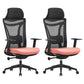 Modern Desk Chair High Back Swivel with Wheels Ergonomic Office Chair 2 Piece Set Clearhalo 'furn' 'furn_office_chair' 'Furniture' 'Office Chairs' 'Office Furniture' 'office_chair' 5856343