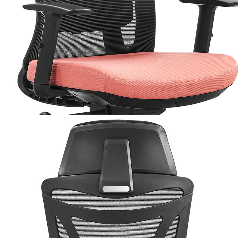 Modern Desk Chair High Back Swivel with Wheels Ergonomic Office Chair Clearhalo 'furn' 'furn_office_chair' 'Furniture' 'Office Chairs' 'Office Furniture' 'office_chair' 5856351
