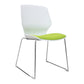 Modern Steel Office Chair Plastic Armless No Wheels Office Chair