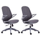 Contemporary Desk Chair Mesh Chair Mid-Back Chair with Wheels