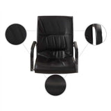 Kunstleder- und Chromrahmen -Schreibtischstuhl gepolsterte Waffen Office Stuhl