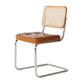 Chaise de bureau à dossier bas de chaise latérale contemporaine sans détresse