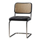 Chaise de bureau à dossier bas de chaise latérale contemporaine sans détresse