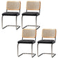 Chaise de bureau à dossier bas de chaise latérale contemporaine sans détresse
